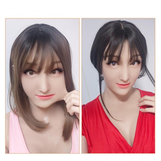 Mia  realistic crossdresser silicone mask with boobs