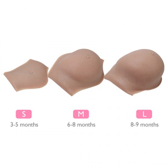 upgraded Fake Pregnant Belly-Belly Rim Width Increased Stronger Wrapping 