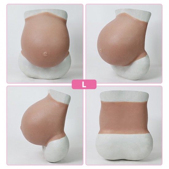 upgraded Fake Pregnant Belly-Belly Rim Width Increased Stronger Wrapping 