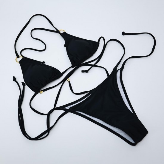 High elastic Bikini - black