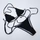 High elastic Bikini - black