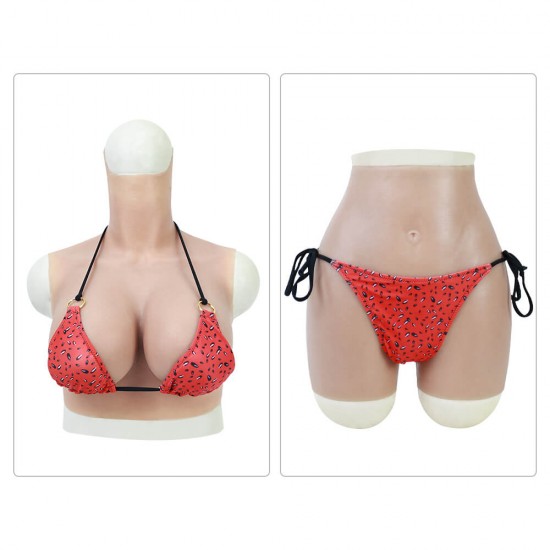 Watermelon spotted tied side string bikini