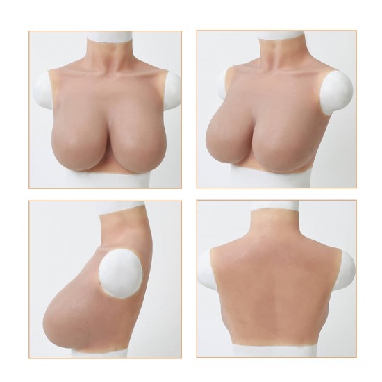 F cup honeycomb silicone breast for woman