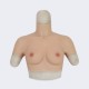 Short sleeve silicone breast B cup