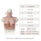 silicone breast C cup - normal size