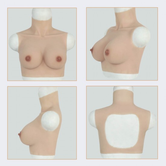 silicone breast C Cup - small cool version