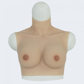 silicone breast D cup - small