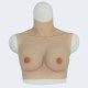 silicone breast D cup - small