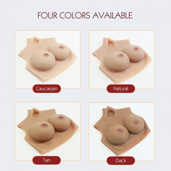 silicone breast E cup - small