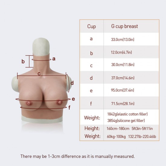 silicone breast G cup