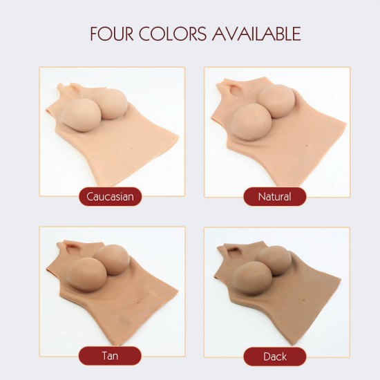 G cup silicone breast with removable nipples