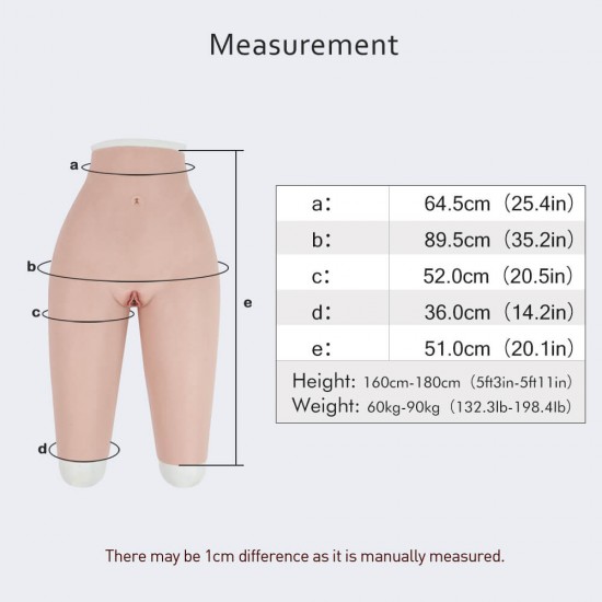 Crossdresser girdle-middle length pant