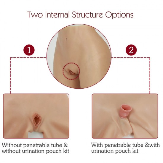 silicone penetrable fake vagina pant