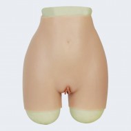 silicone penetrable fake vagina pant artificial false buttock