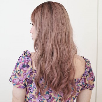 Curly long wig- JF006