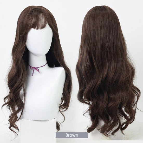 Curly long wig- JF007